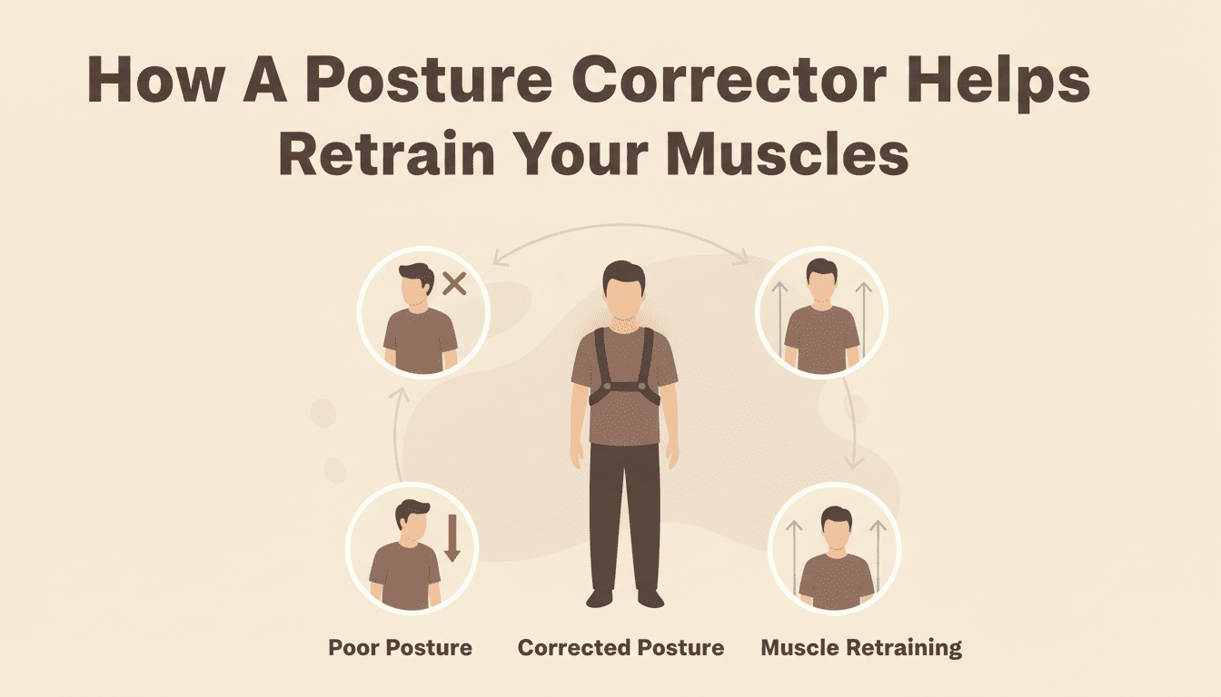 How A Posture Corrector Helps Retrain Your Muscles